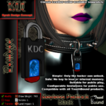 Keyless padlock - black