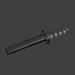 Expanding baton - collapsed