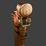 trench lighter - wick cap details