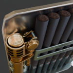 Smoking kit - lighter cap