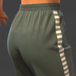 Prison uniform - pants backside