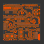 Sci-fi cuff - UVmap