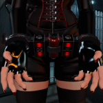 Sci-fi cuffs - in secondlife, front view
