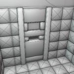 More padded cell progress : cell and door