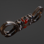 sci-fi cuff - "unilock" keyhole