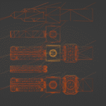 sci-fi cuff - LOD models