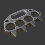 Nearly two weeks of update - front view of the new knuckle duster project, with extra long spikes.