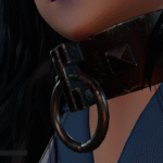 Morgiana collar - bolt details