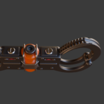 Sci-Fi Handcuffs - new bracelet gear track details