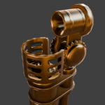 trench lighter - open