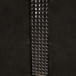 A room with no view - what little can be seen through the double layered perforations