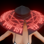 Witch Huntress Hat - protection seal