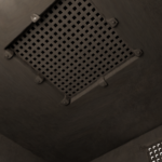 A room with no view - the "shower" grate